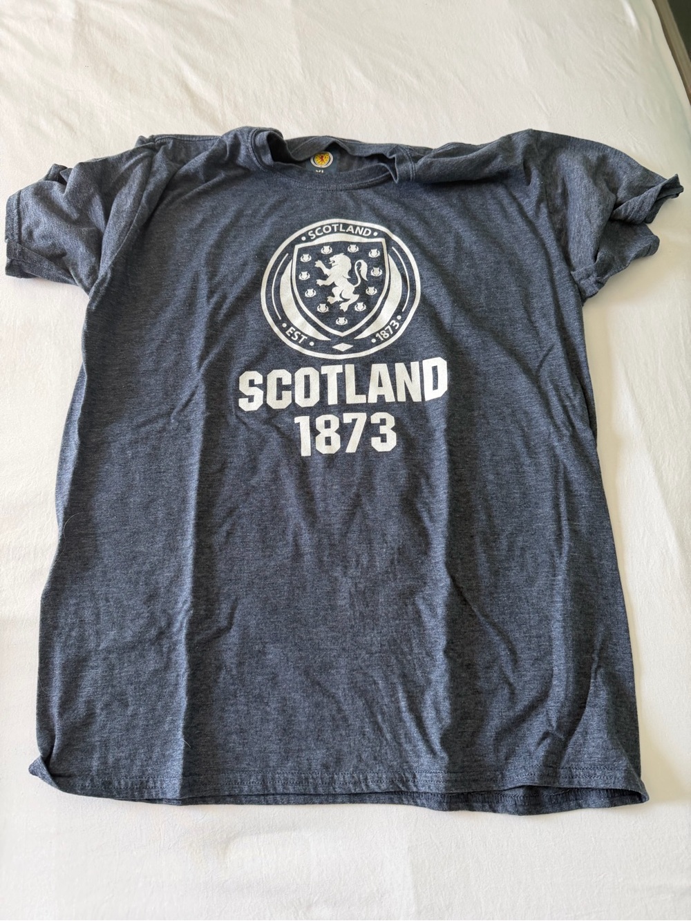 Scotland 1873 Graphic Short Sleeve Tee - Dark Heather Blue
